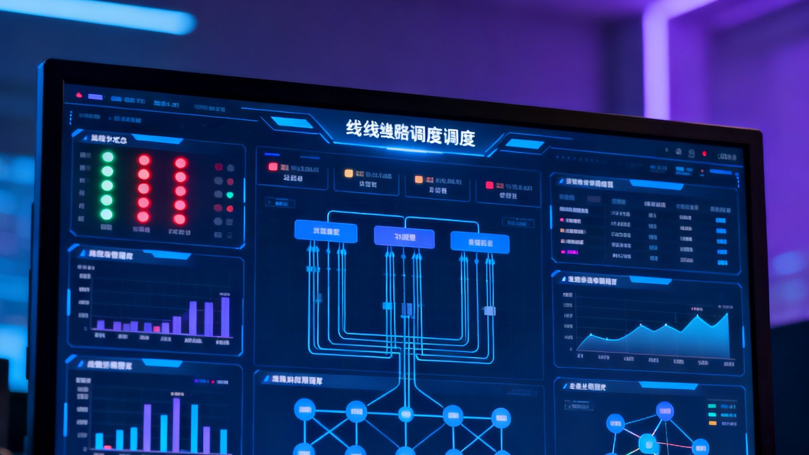 2024年欧冠决赛直播保障总结报告的封面图，展示了飞球直播多线路智能调度系统的监控界面。